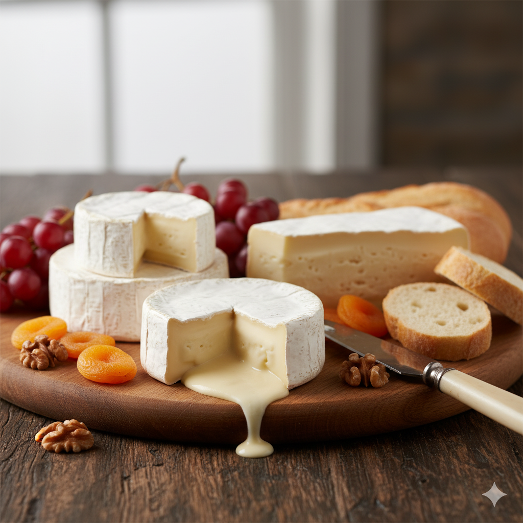 Queijos de Pasta Mole e Crosta Florida